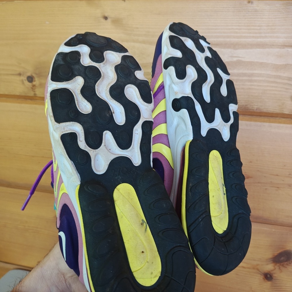 Nike Air Max 270 React Eggplant Magic Flamingo CK2595-500 Women's Size 7 EUC - Picture 7 of 7